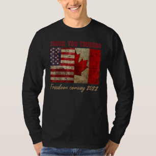 Canada Freedom Convoy 2022 Support Canadian Trucke T-Shirt