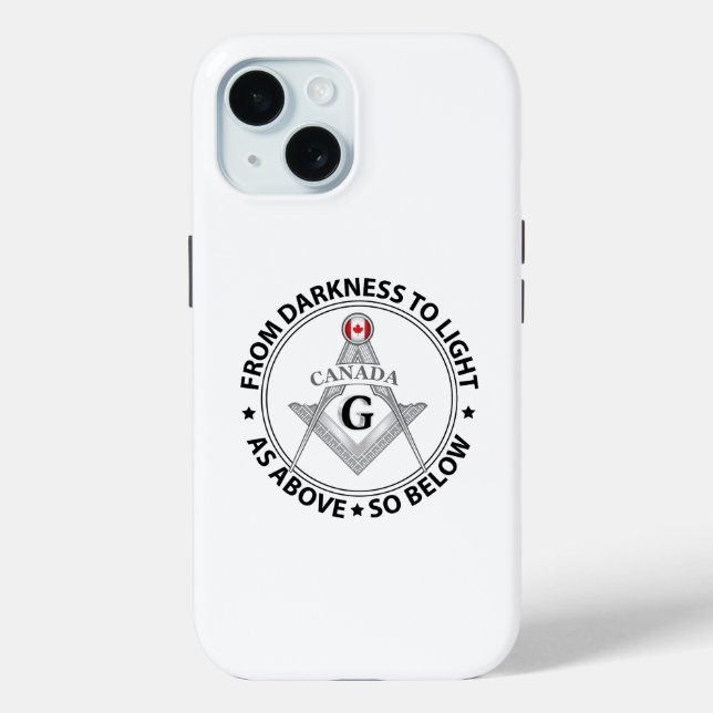 Canada freemasonry sign Case-Mate iPhone case (Back)