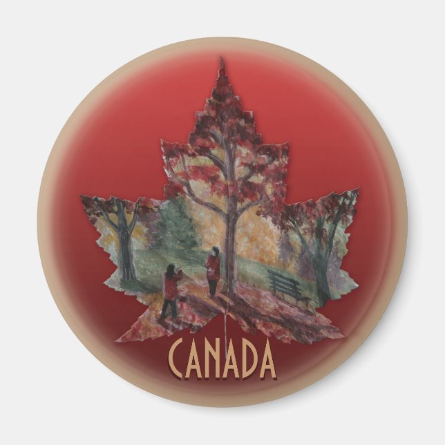 Canada Fridge Magnet Canada Maple Leaf Magnets (Front)