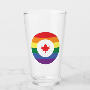 Canada Gay Pride Glass