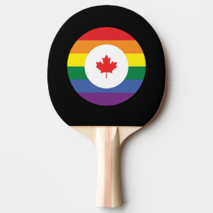 Canada Gay Pride Ping Pong Paddle