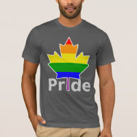 Canada Gay Pride Rainbow Flag Maple Leaf