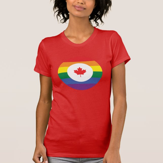 Canada Gay Pride T-Shirt (Front)