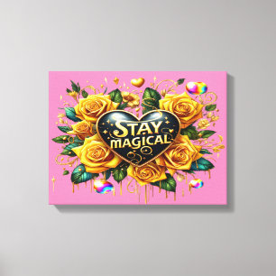 Canada Geese Amidst the Weeping Willows 16x12 Canvas Print