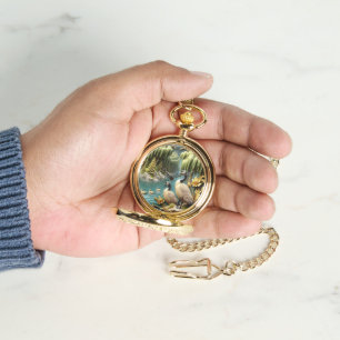 Canada Geese Amidst the Weeping Willows  Watch