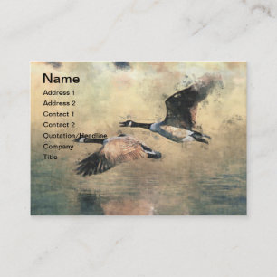 Canada Geese Business Card