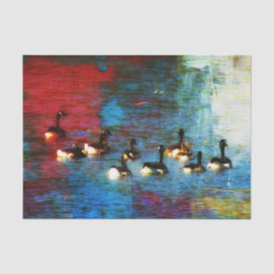 Canada Geese Decoupage Tissue Paper
