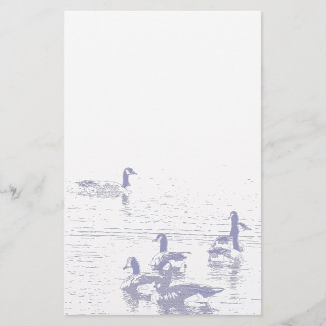 Canada Geese Stationery (Front)