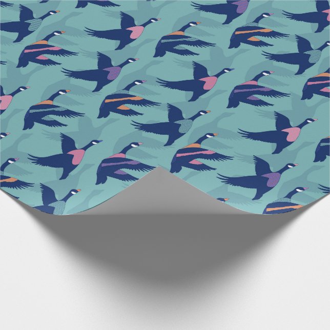 Canada Geese Wrapping Paper (Corner)
