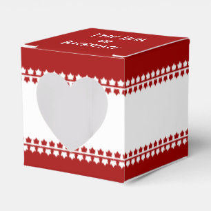 Canada Gift Box Personalise Canada Leaf Gift Boxes