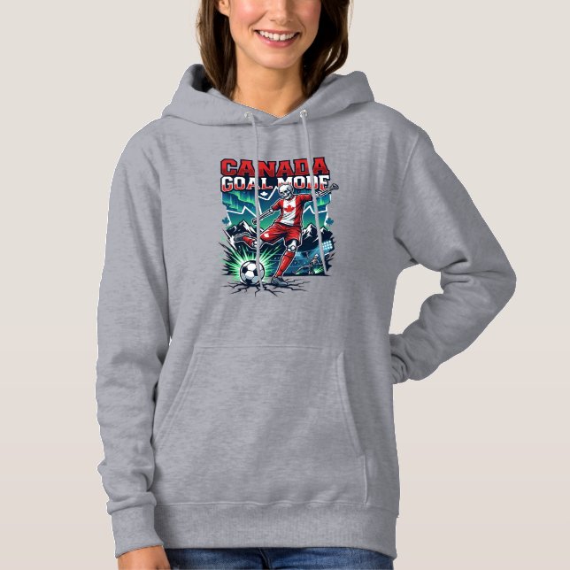 Canada Goal Mode Skeleton Striker Nations Dynamic  Hoodie (Front)