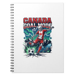 Canada Goal Mode Skeleton Striker Nations Dynamic Notebook