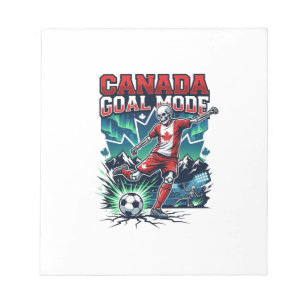 Canada Goal Mode Skeleton Striker Nations Dynamic  Notepad