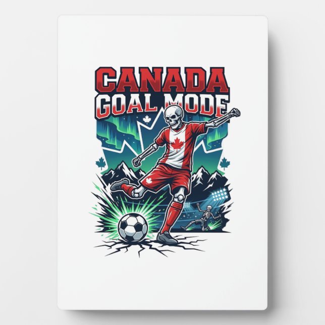 Canada Goal Mode Skeleton Striker Nations Dynamic  Plaque (Front)