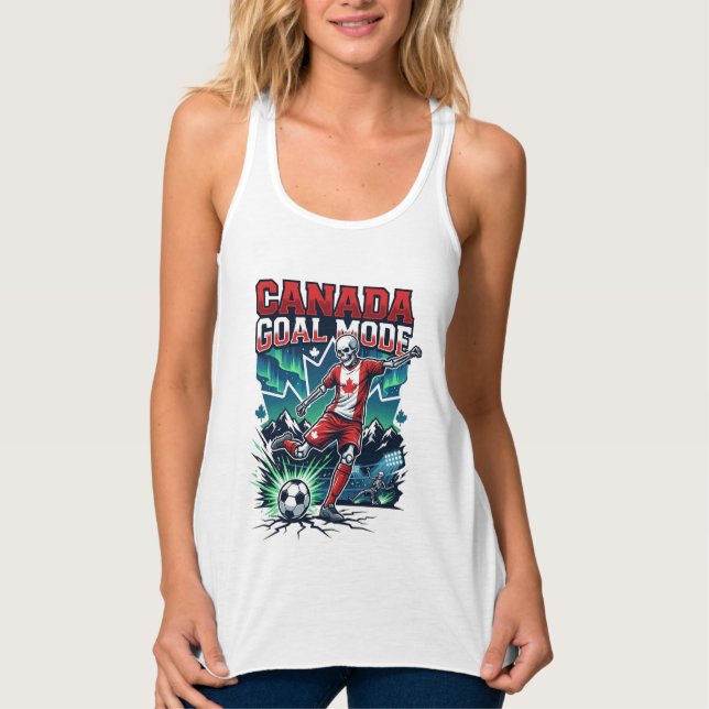 Canada Goal Mode Skeleton Striker Nations Dynamic  Singlet (Front)