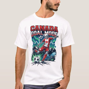 Canada Goal Mode Skeleton Striker Nations Dynamic  T-Shirt