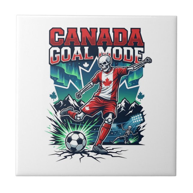 Canada Goal Mode Skeleton Striker Nations Dynamic  Tile (Front)