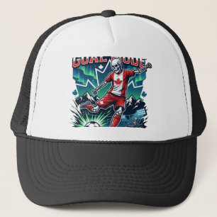Canada Goal Mode Skeleton Striker Nations Dynamic  Trucker Hat