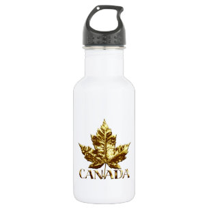 Canada Gold Medal Maple Leaf Souvenir 532 Ml Water Bottle