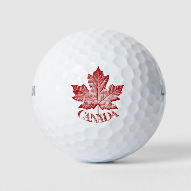 Canada Golf Balls Personalised Canada Golf Gifts (Front)