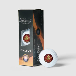 Canada Golf Balls Personalised Canada Golf Gifts
