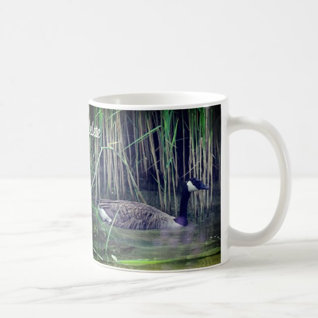 Canada Goose 2 Nature Personalised Coffee Mug (Right)
