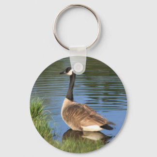 Canada Goose Animal Art Keychain