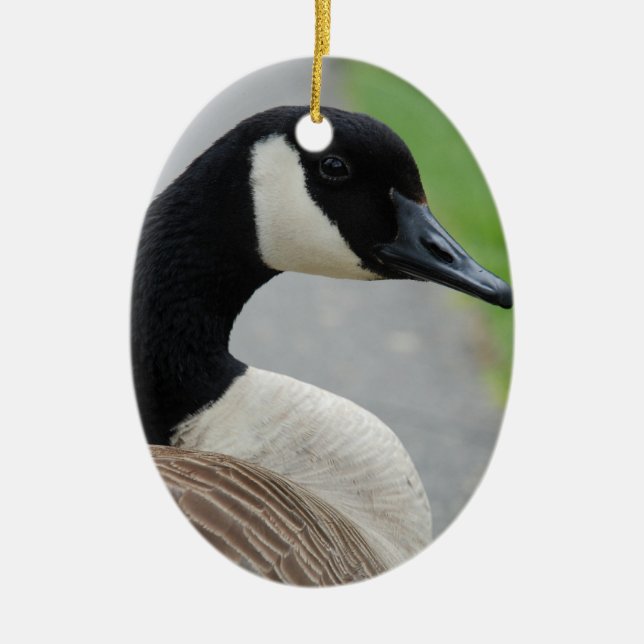 Canada goose ceramic tree decoration (Front)