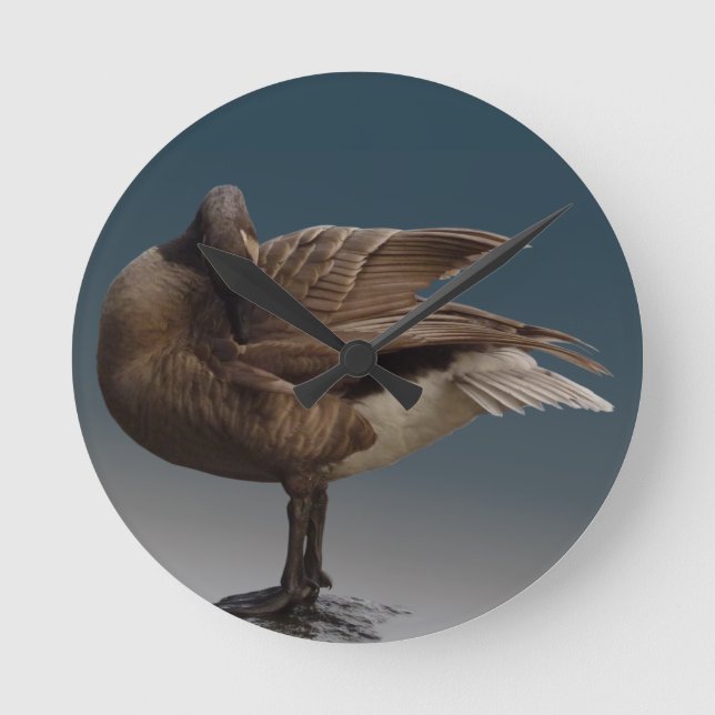 Canada Goose Clock Gifts Canada Goose Wall Clock (Front)