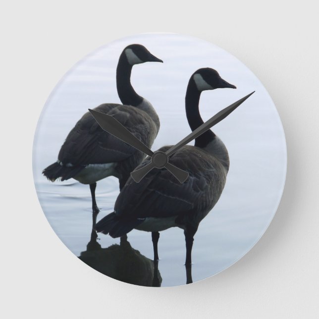Canada Goose Clock Gifts Canada Goose Wall Clock (Front)