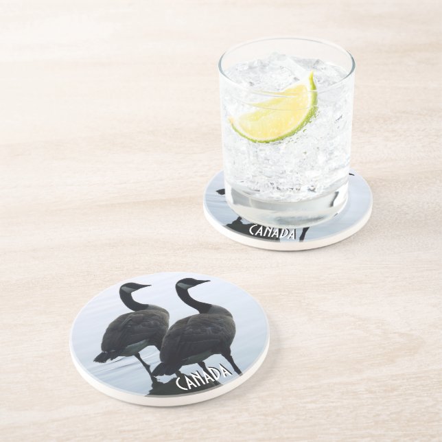 Canada Goose Coaster Custom Canada Coasters (Side)