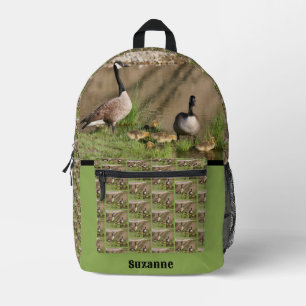 Canada Goose Family Personalised Printed Backpack