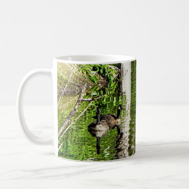(Canada) Goose Green Coffee Mug (Left)