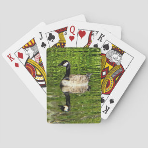 (Canada) Goose Green Playing Cards
