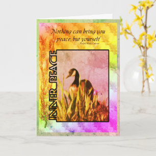 Canada Goose Inner Peace Inspirational Card