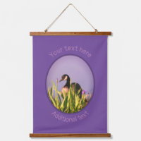 Canada Goose Irises Nature Art Personalised