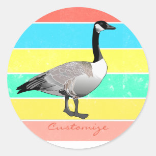Canada Goose Multi-color Sun Thunder_Cove Classic Round Sticker