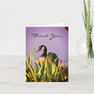 Canada Goose Nature Art  Thank You Card