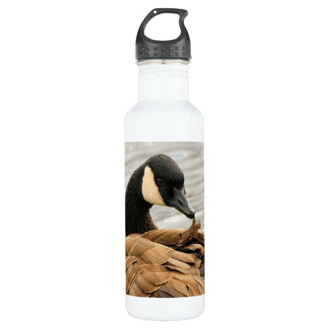 Canada Goose on the Lake 710 Ml Water Bottle (Front)