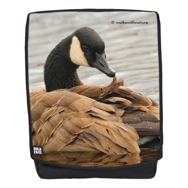 Canada Goose on the Lake Backpack (Front)