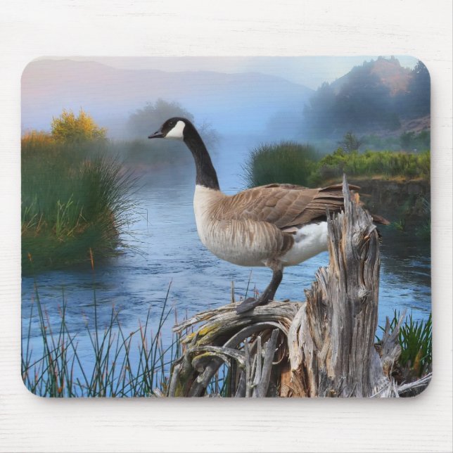 CANADA GOOSE ON THE SHASTA MOUSE PAD (Front)
