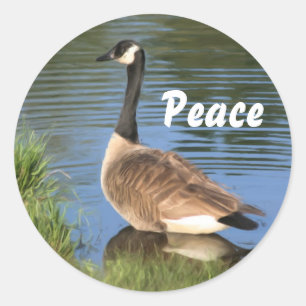 Canada Goose Peace Inspirational Sticker