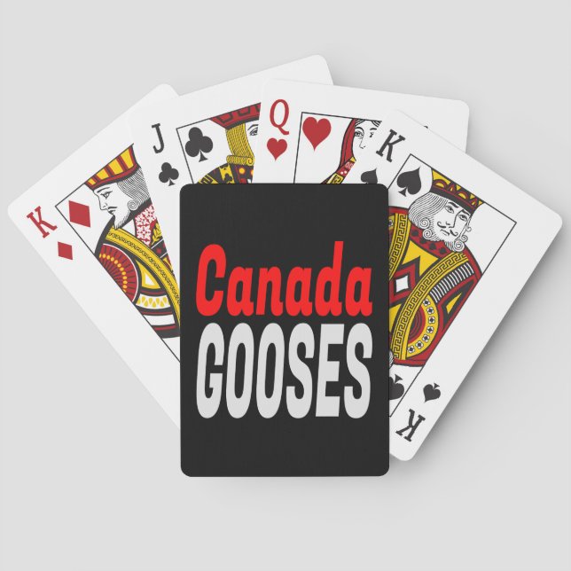 Canada Gooses LetterKenny Funny Novelty Playing Cards (Back)