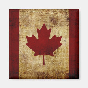 Canada / grunged Flag Magnet