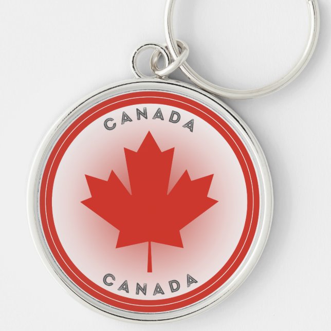 Canada Heritage Emblem Key Ring (Front)
