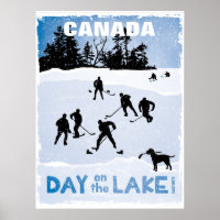 Canada Hockey Day on the Lake Pond Hockey