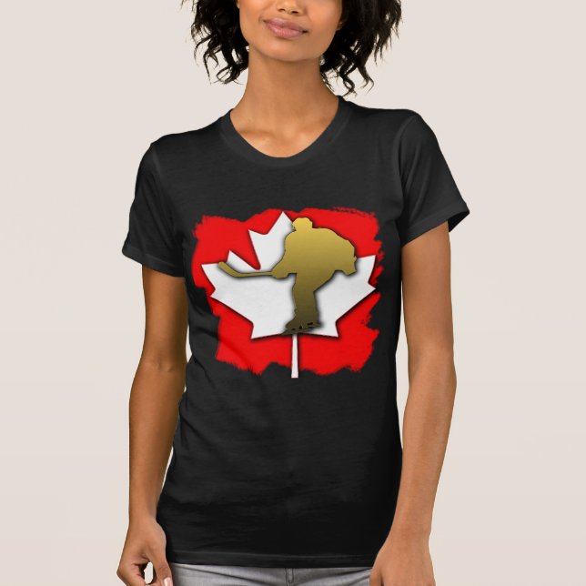 Canada Hockey Gold T-Shirt (Front)