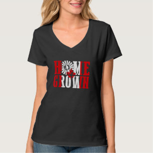 Canada  Home Grown Canadian Flag Proud Canada Souv T-Shirt