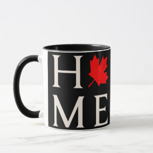 canada home maple leaf canadian mug
