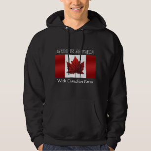 Canada Hoodie Canada Flag Hooded Sweatshirt